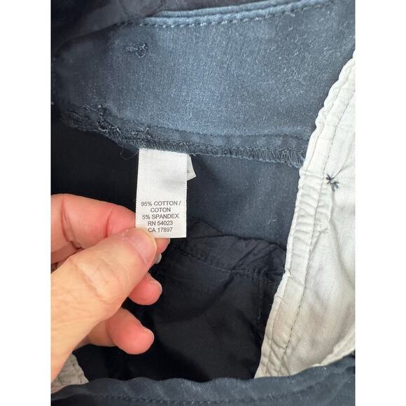 Y2K 2005 Banana Republic Martin Low-Rise Pants Career Tab Black Size 0 - Picture 8 of 9